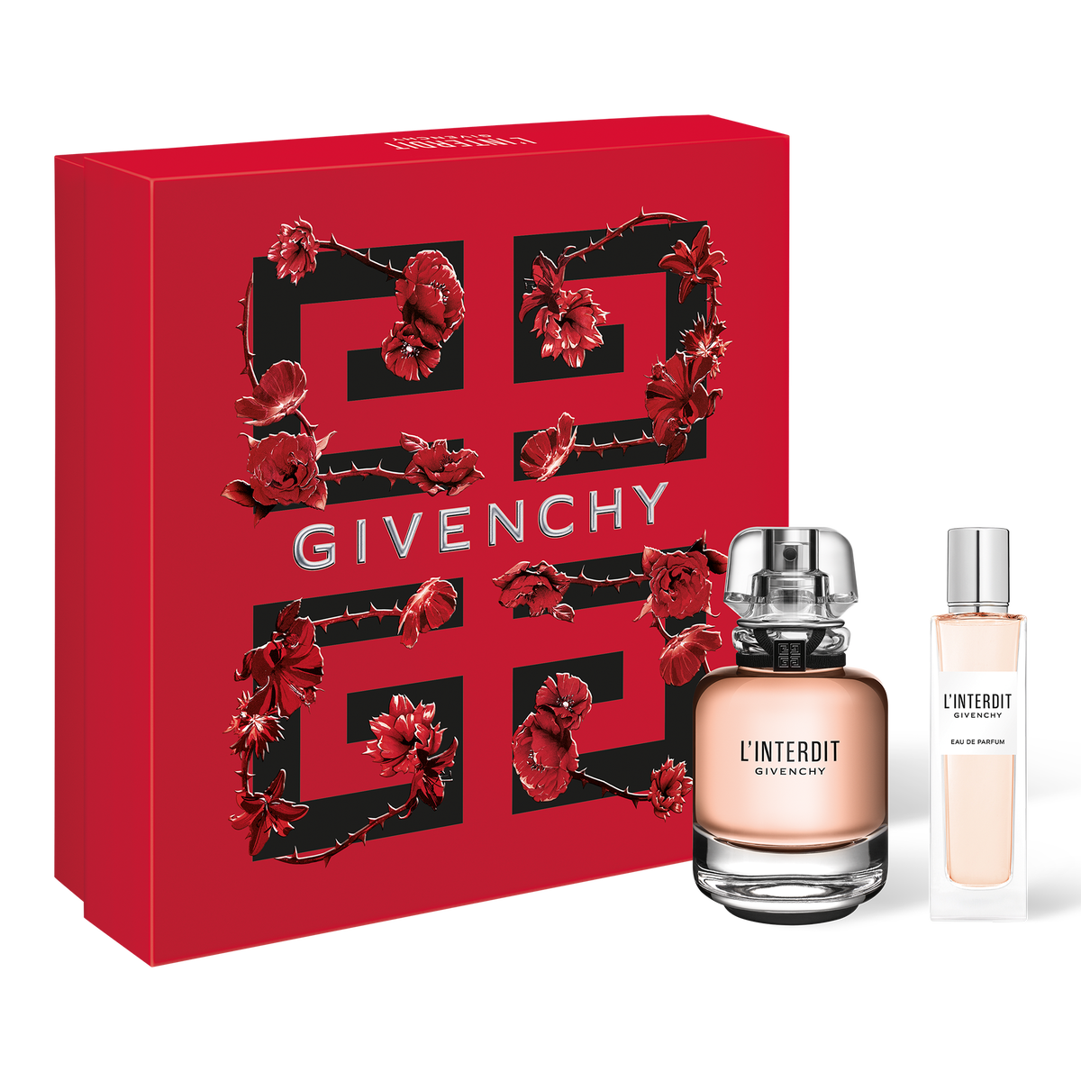 Interdit perfume gift set top